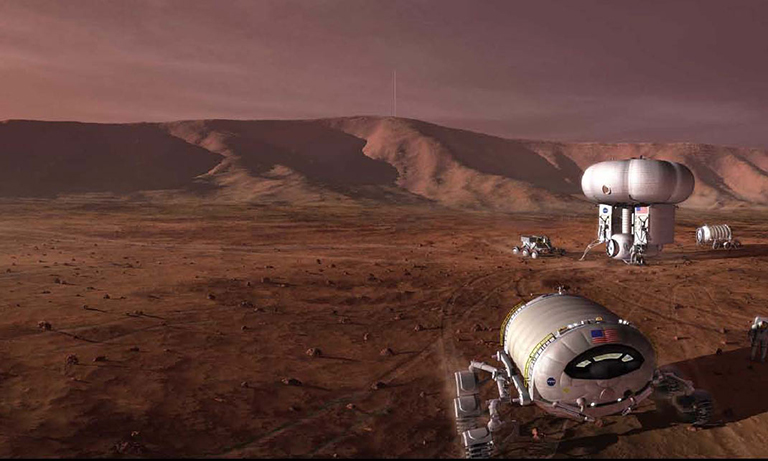 3D construction in Mars